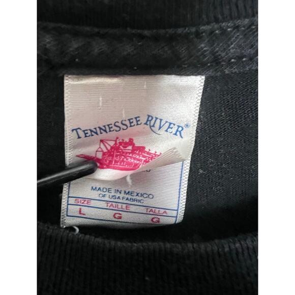 Jimi Hendrix 2005 Tennessee River Vintage Short Sleeve Black T-Shirt Size Large - Picture 3 of 7